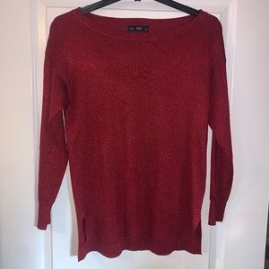 Slimming Red Sparkly top